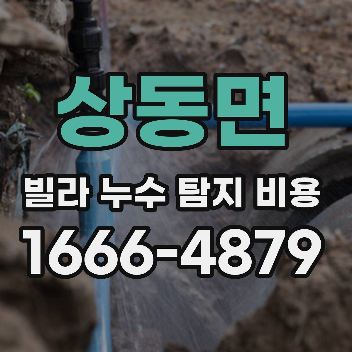 상동면 빌라 누수 탐지 비용