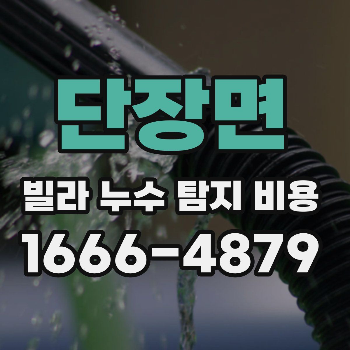 단장면 빌라 누수 탐지 비용