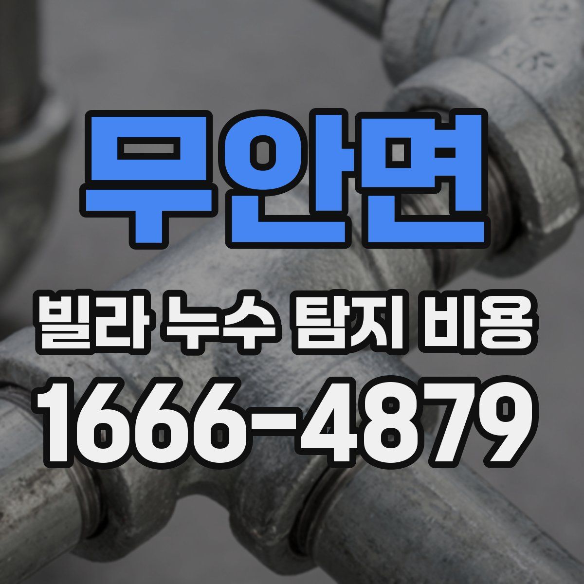 무안면 빌라 누수 탐지 비용