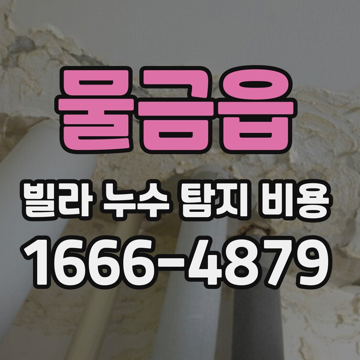 물금읍 빌라 누수 탐지 비용