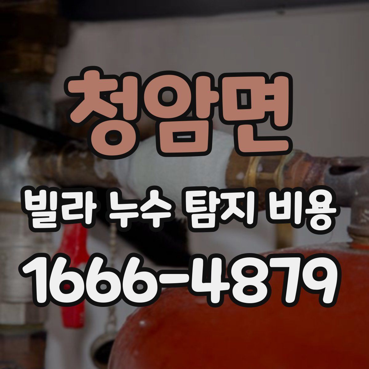 청암면 빌라 누수 탐지 비용