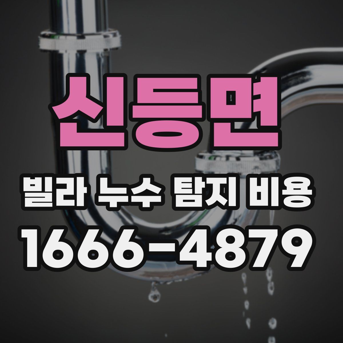 신등면 빌라 누수 탐지 비용