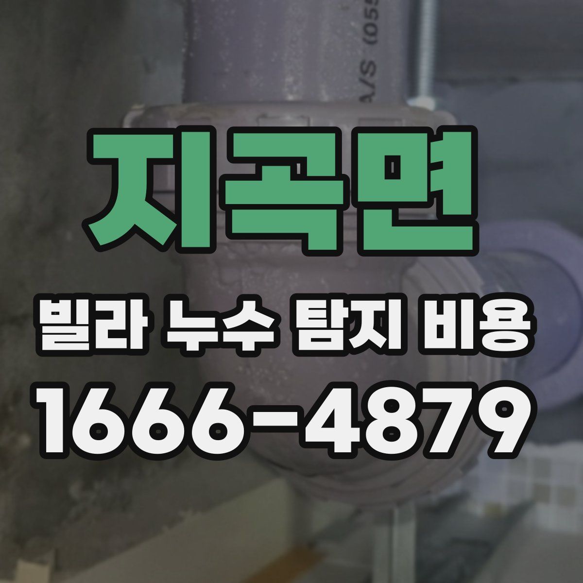 지곡면 빌라 누수 탐지 비용