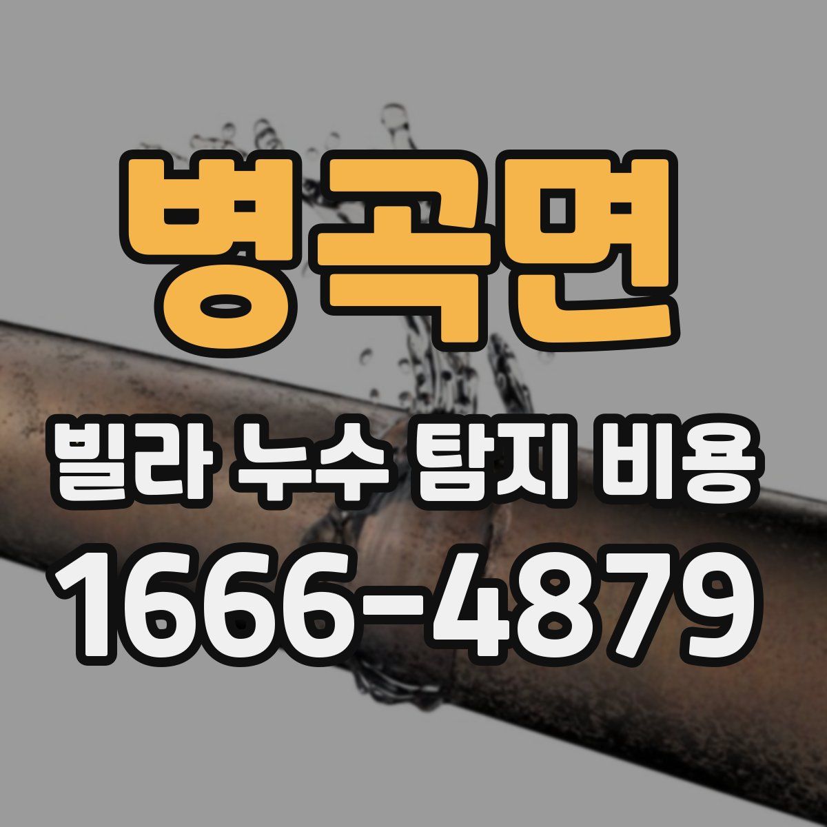 병곡면 빌라 누수 탐지 비용
