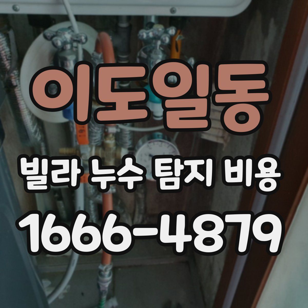 이도일동 빌라 누수 탐지 비용