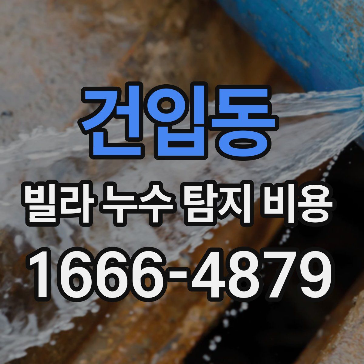 건입동 빌라 누수 탐지 비용