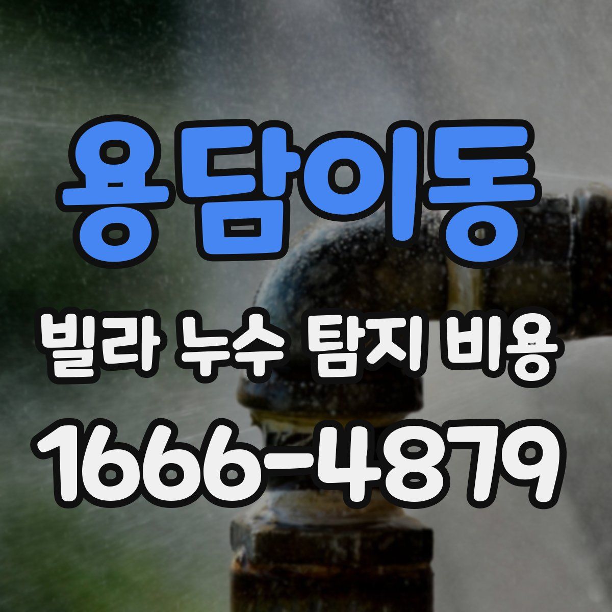 용담이동 빌라 누수 탐지 비용