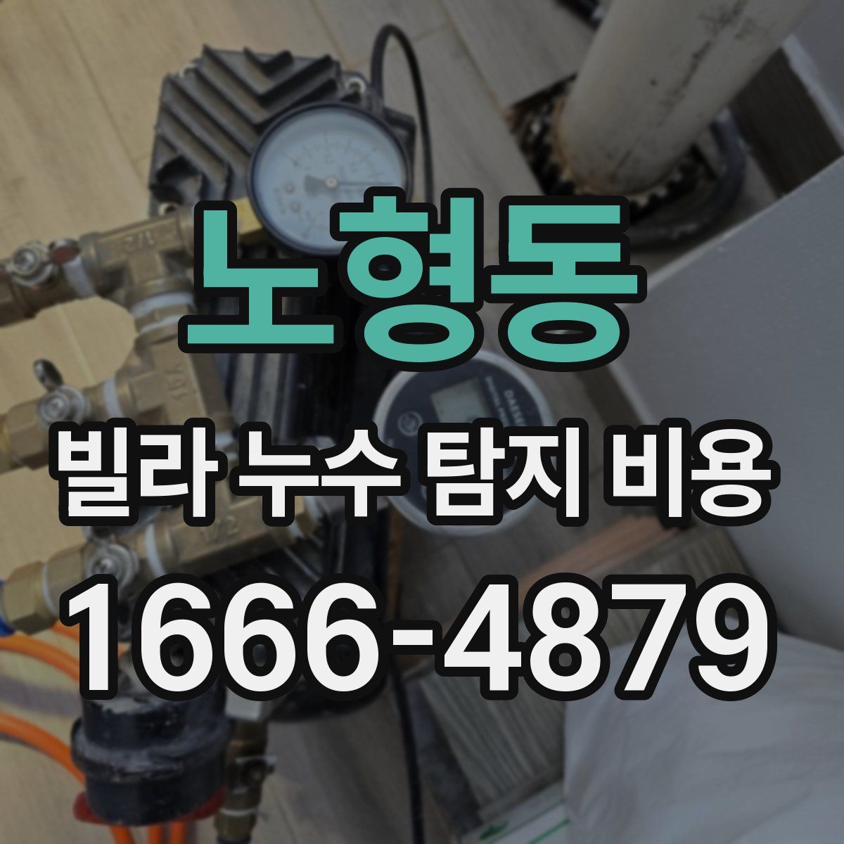 노형동 빌라 누수 탐지 비용