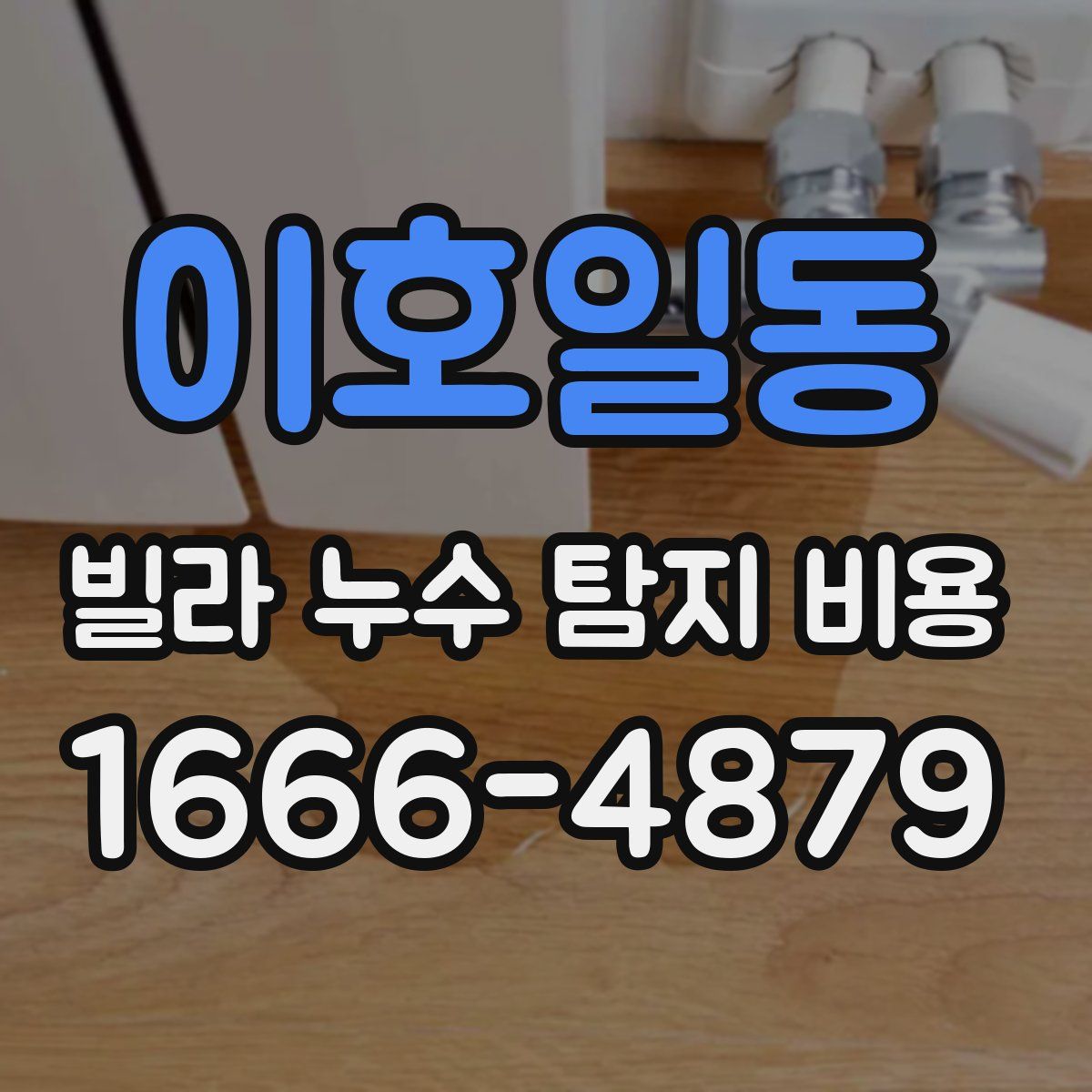 이호일동 빌라 누수 탐지 비용
