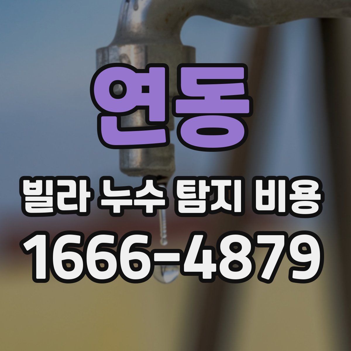 연동 빌라 누수 탐지 비용