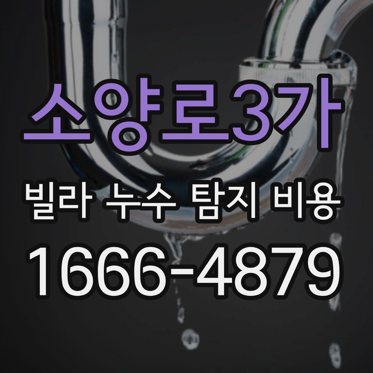 소양로3가 빌라 누수 탐지 비용