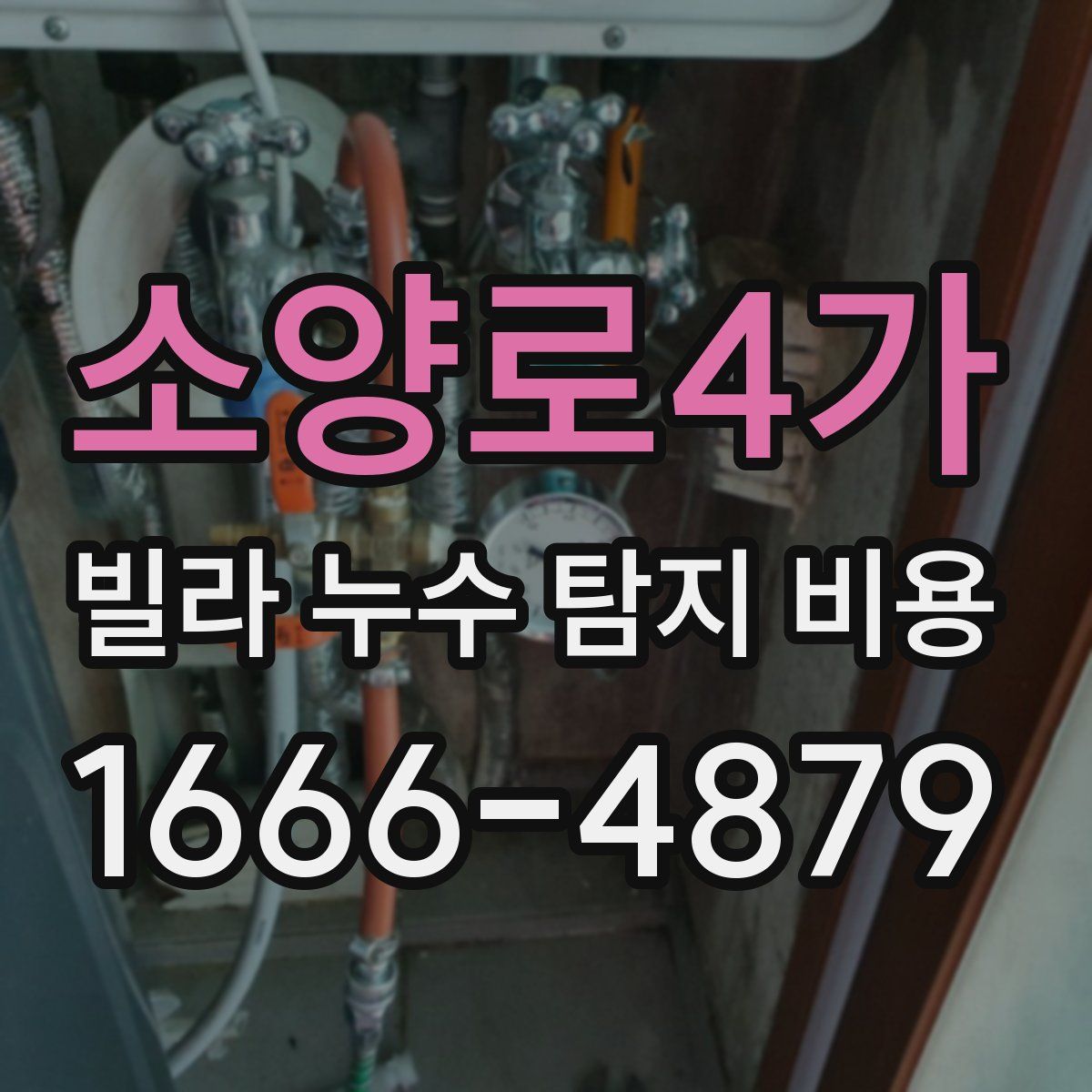 소양로4가 빌라 누수 탐지 비용