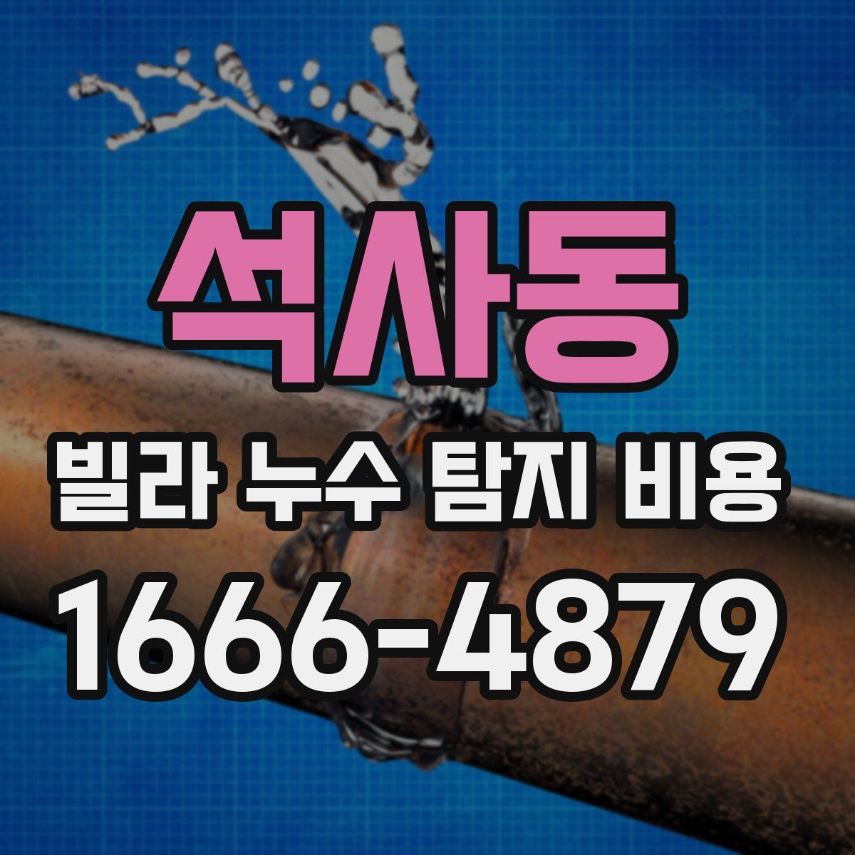 석사동 빌라 누수 탐지 비용