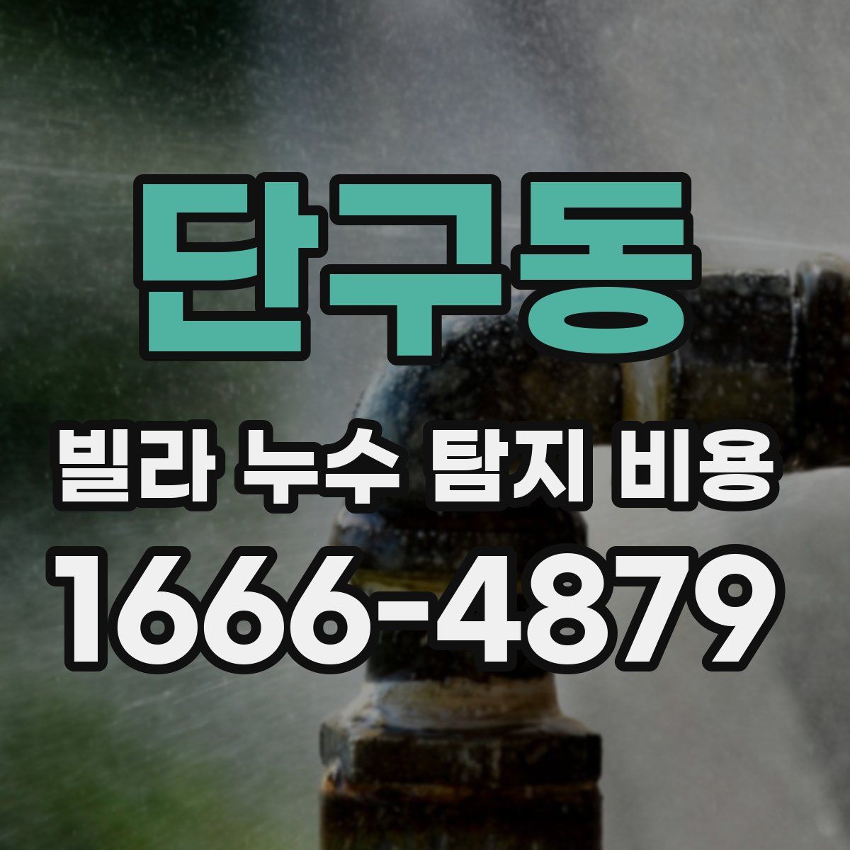 단구동 빌라 누수 탐지 비용