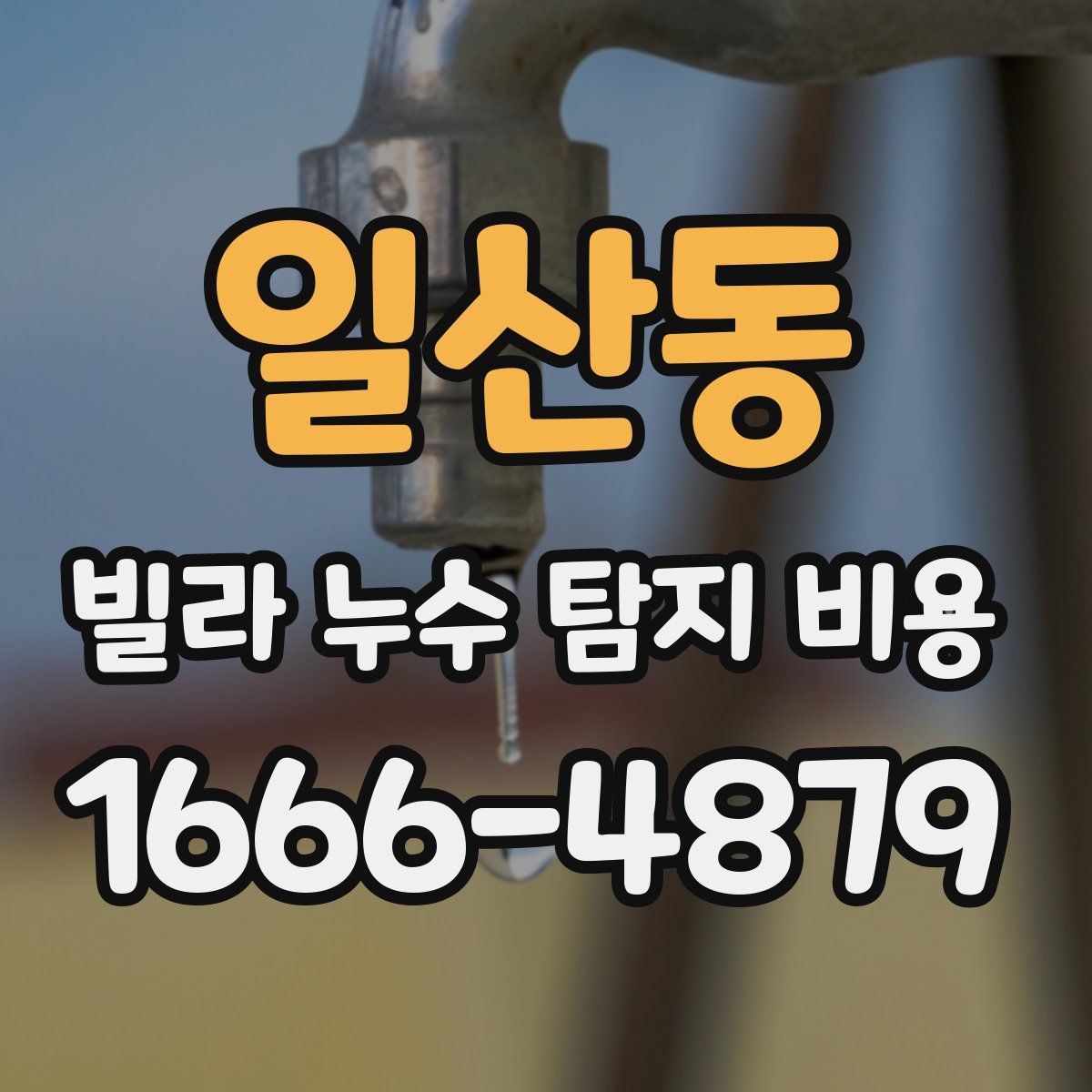 일산동 빌라 누수 탐지 비용