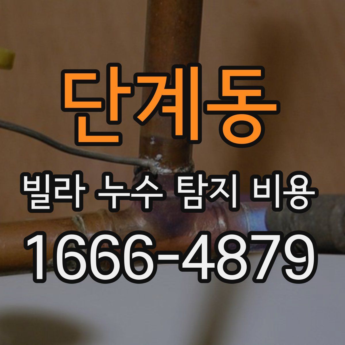 단계동 빌라 누수 탐지 비용