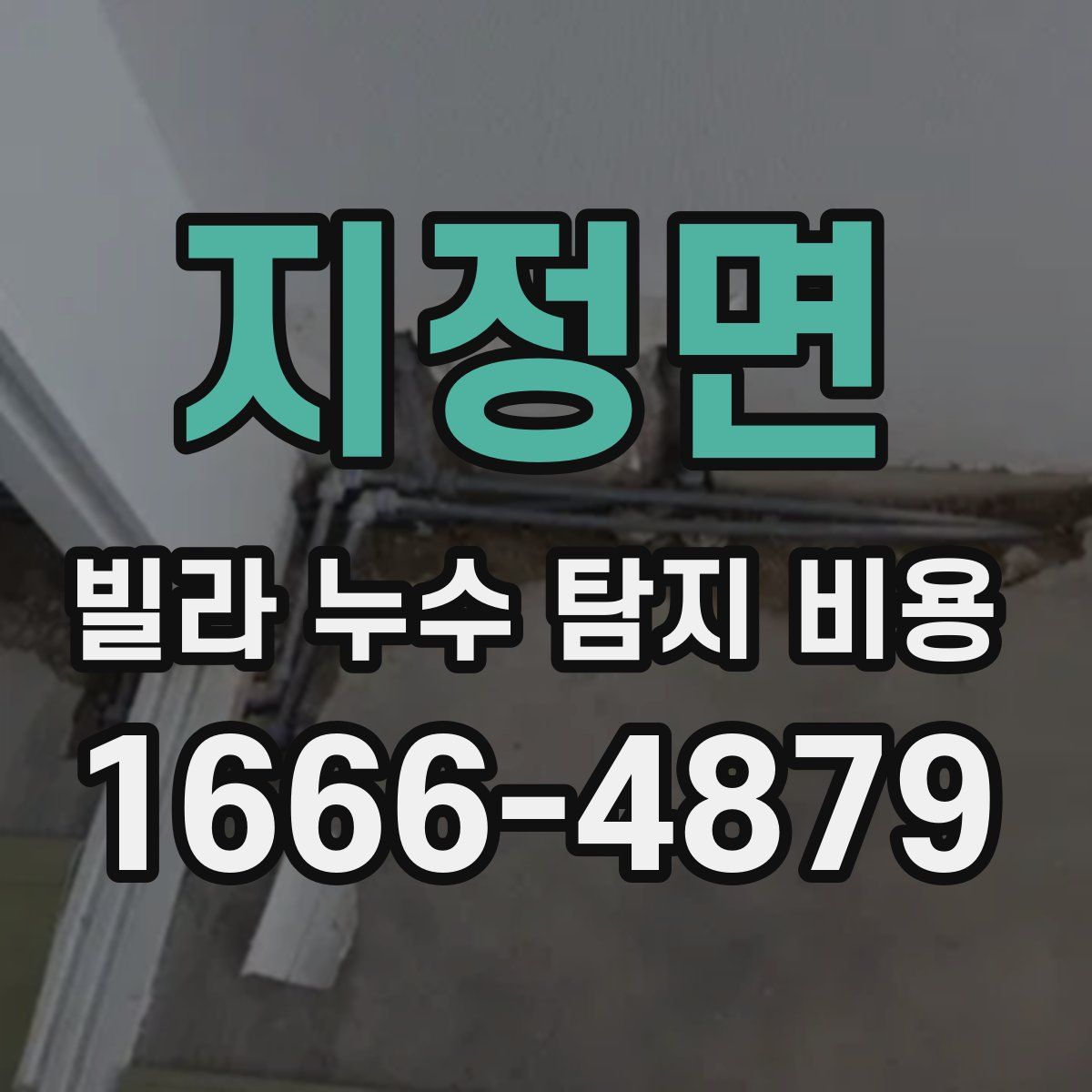지정면 빌라 누수 탐지 비용
