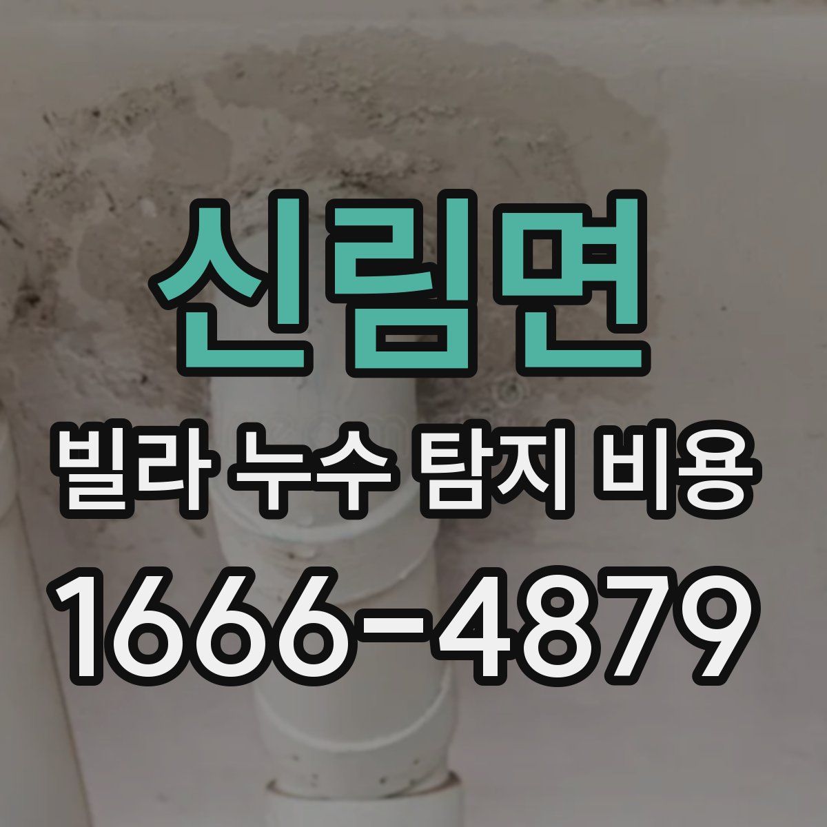 신림면 빌라 누수 탐지 비용