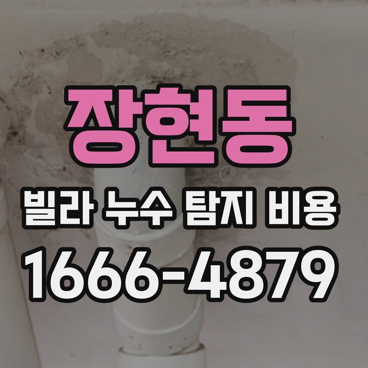 장현동 빌라 누수 탐지 비용