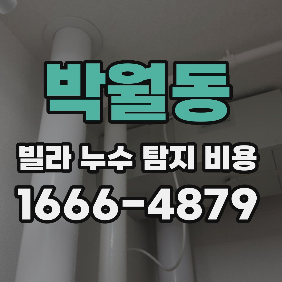 박월동 빌라 누수 탐지 비용
