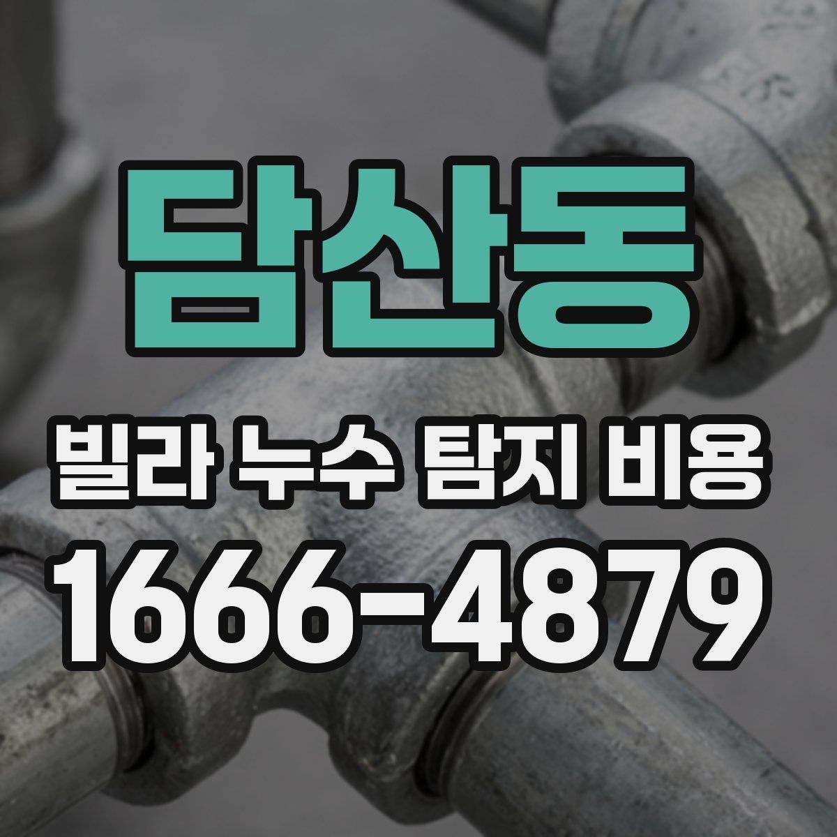 담산동 빌라 누수 탐지 비용