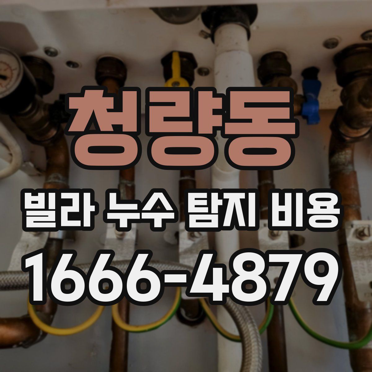 청량동 빌라 누수 탐지 비용