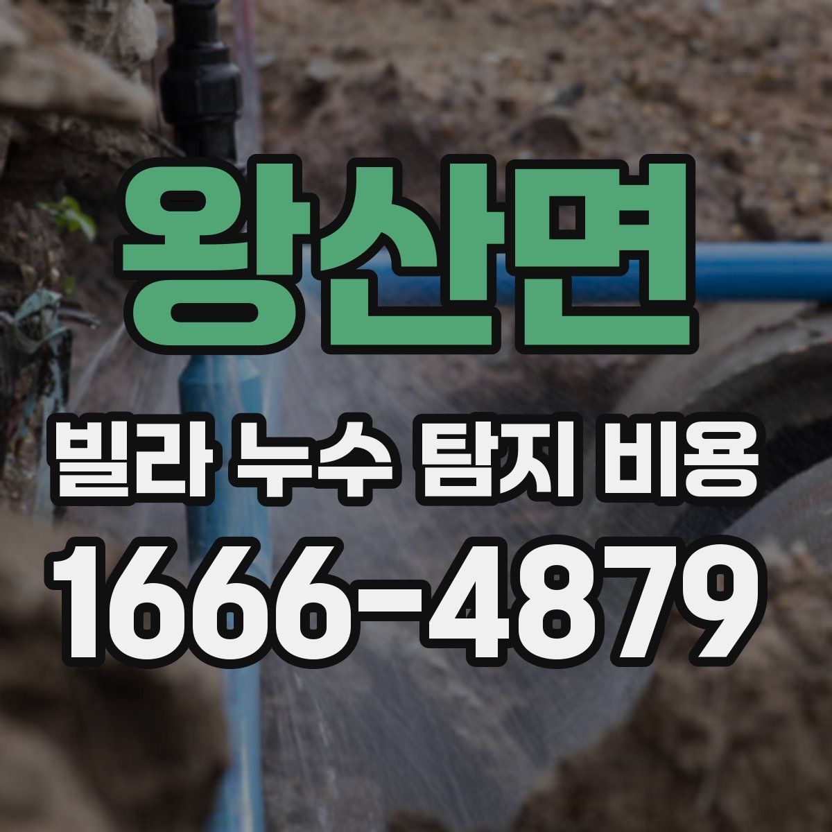 왕산면 빌라 누수 탐지 비용