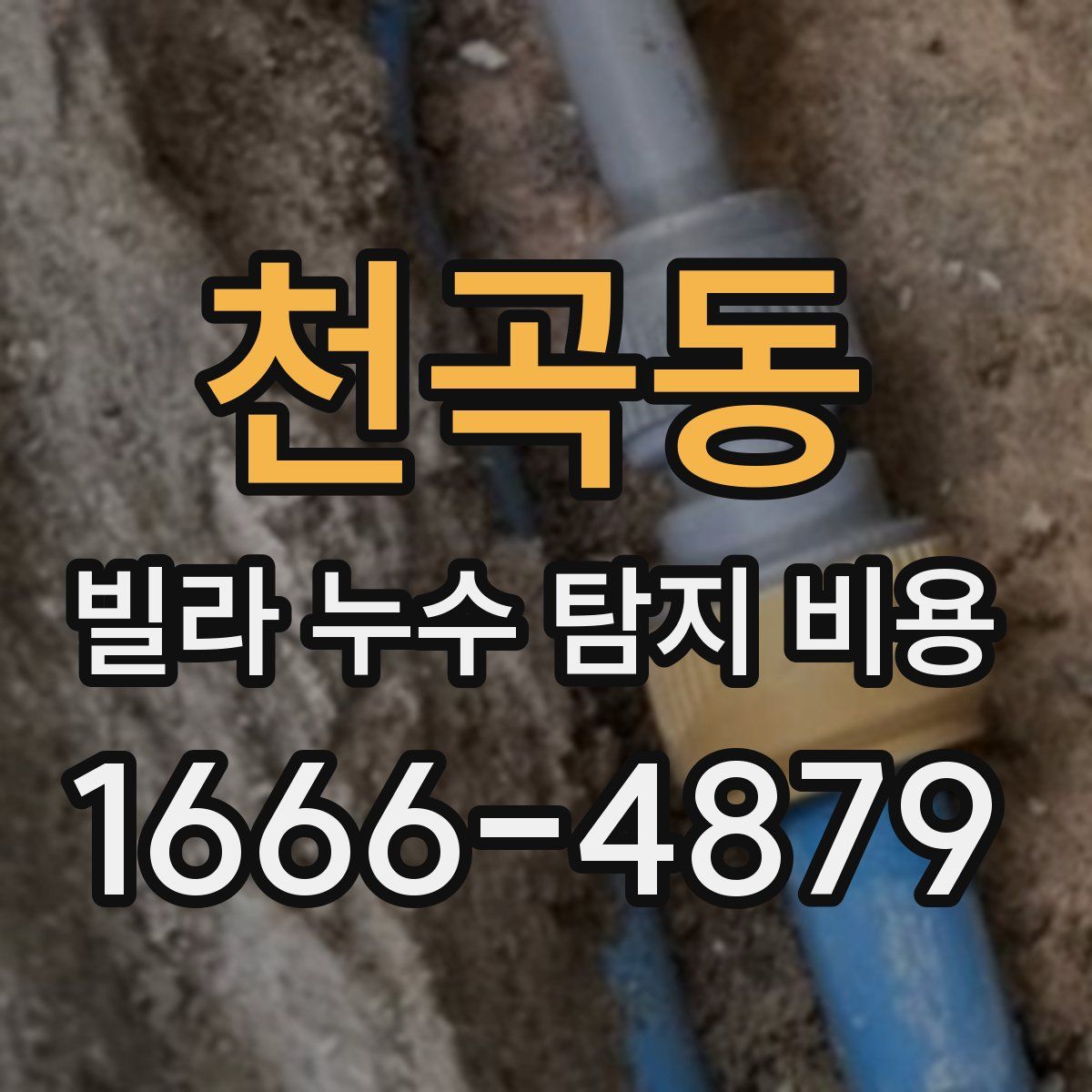 천곡동 빌라 누수 탐지 비용