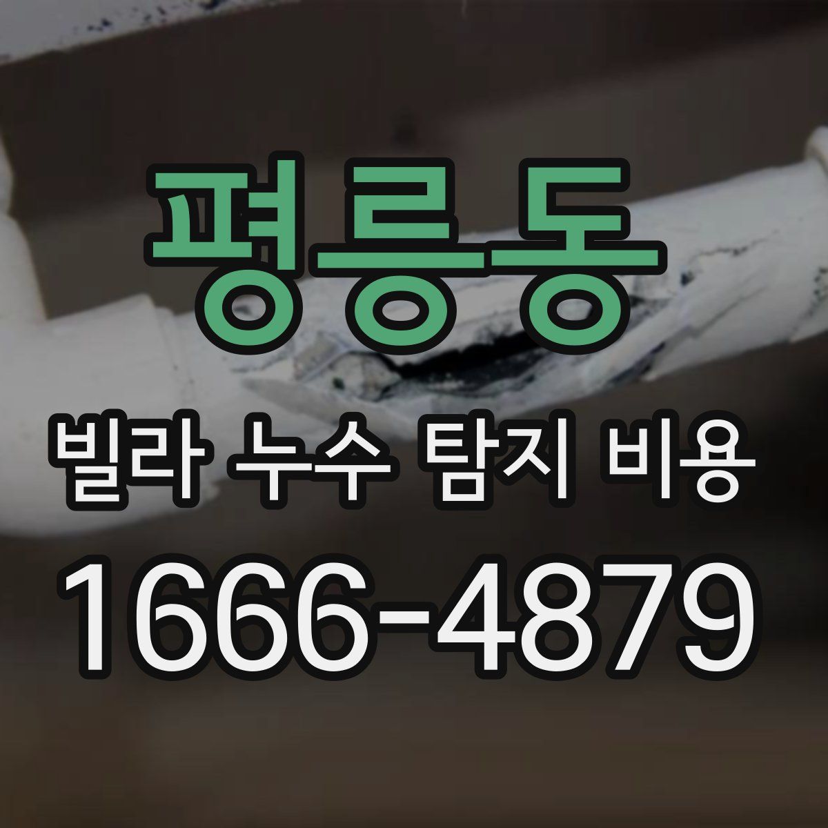 평릉동 빌라 누수 탐지 비용
