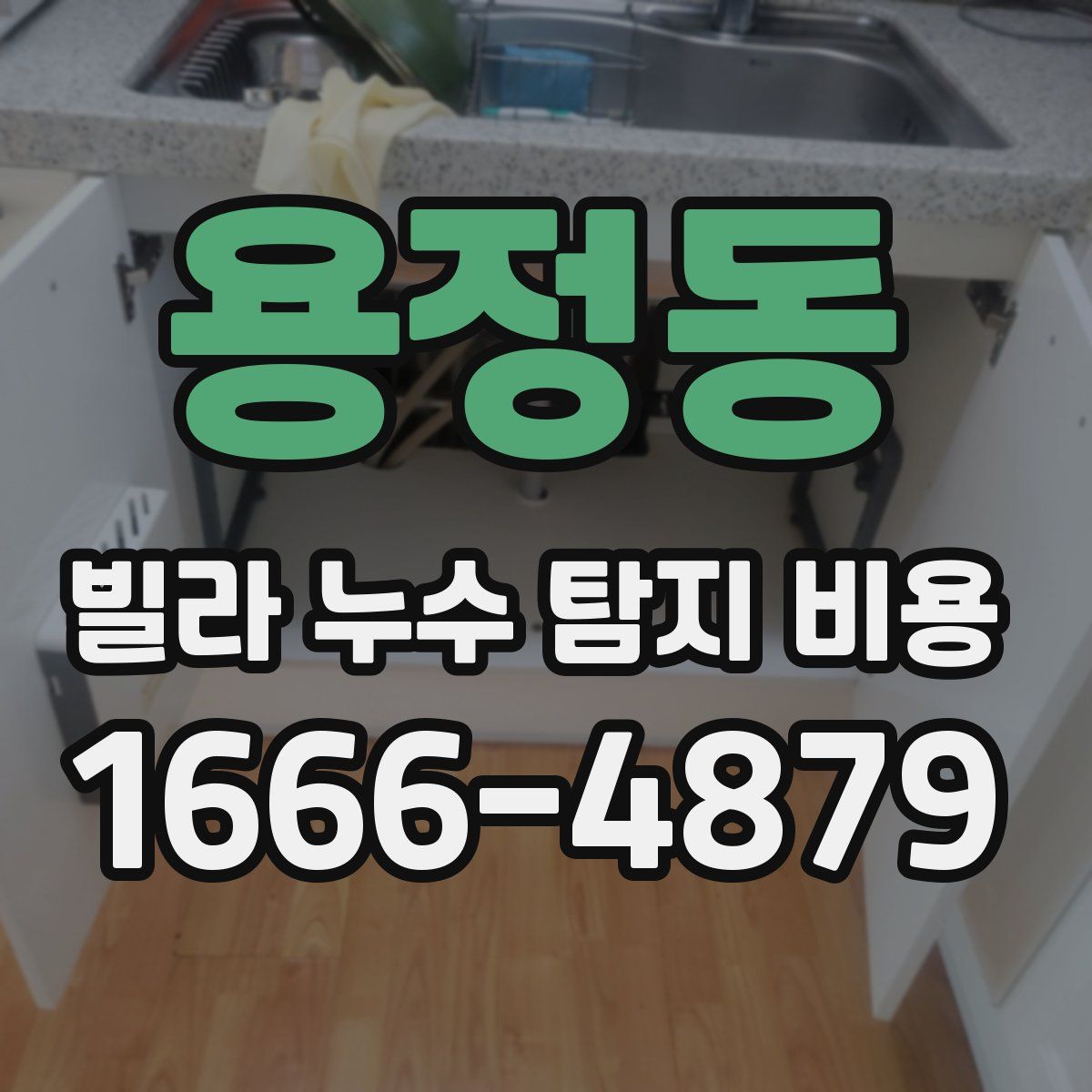 용정동 빌라 누수 탐지 비용