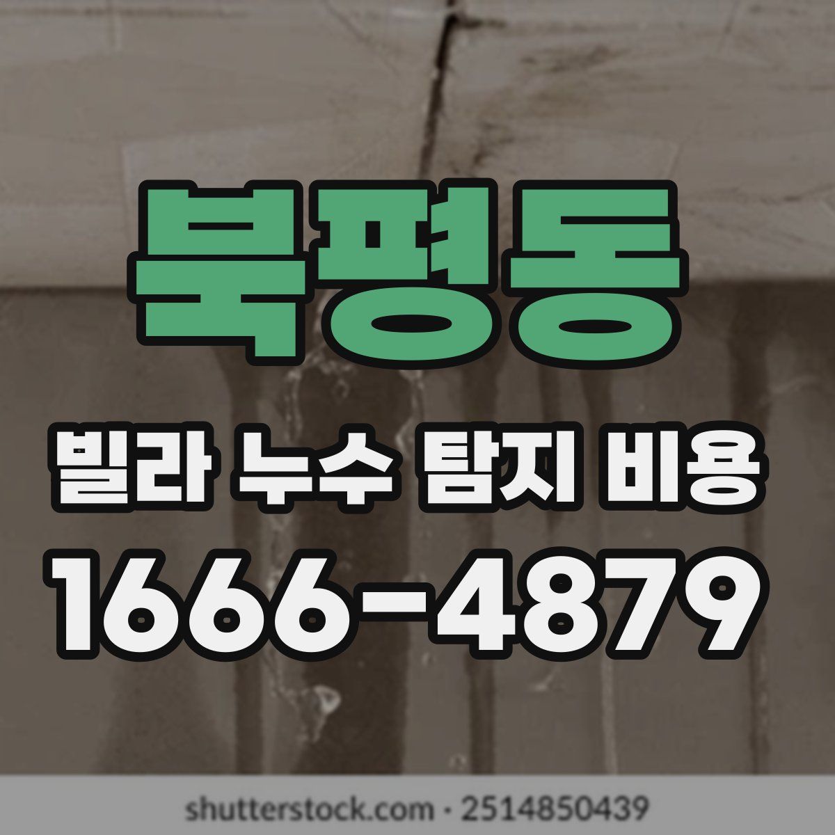 북평동 빌라 누수 탐지 비용