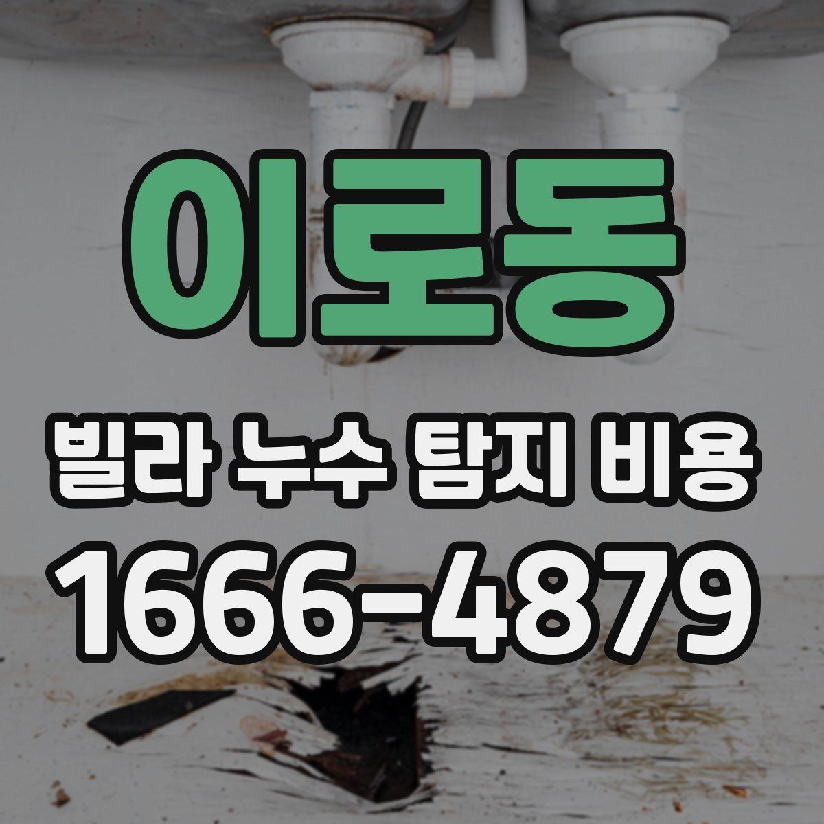 이로동 빌라 누수 탐지 비용