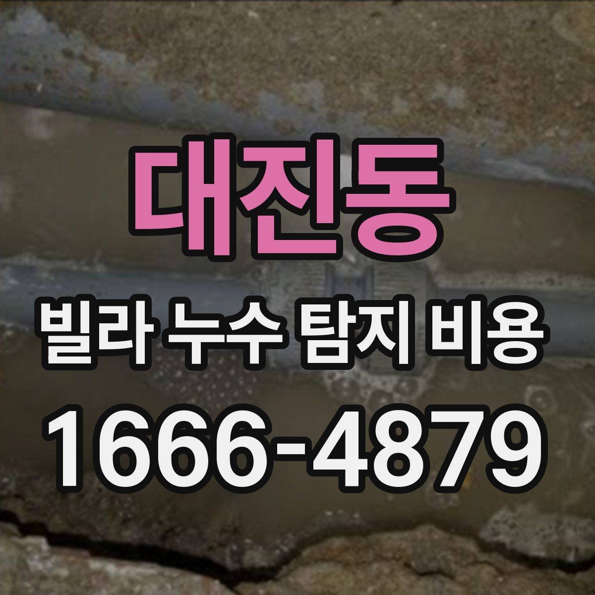 대진동 빌라 누수 탐지 비용