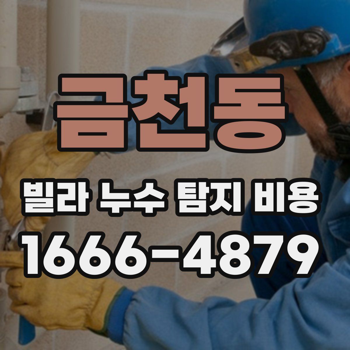 금천동 빌라 누수 탐지 비용
