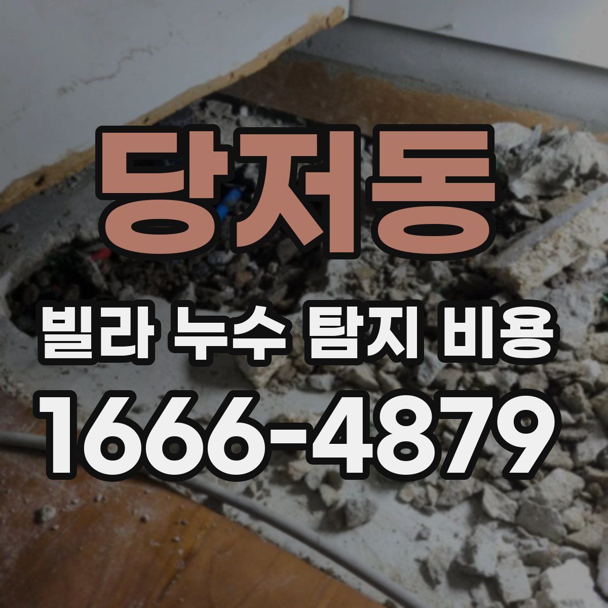 당저동 빌라 누수 탐지 비용