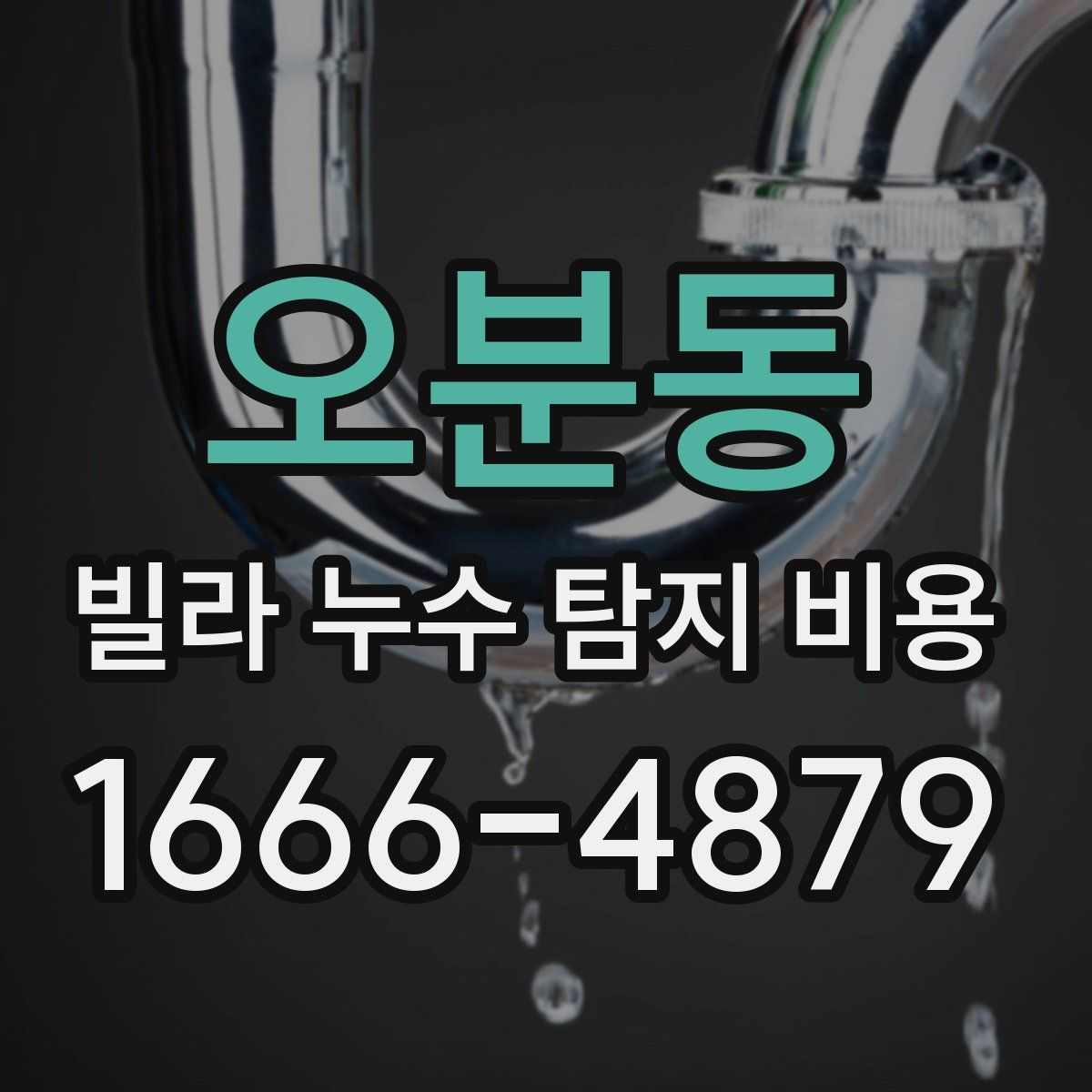 오분동 빌라 누수 탐지 비용