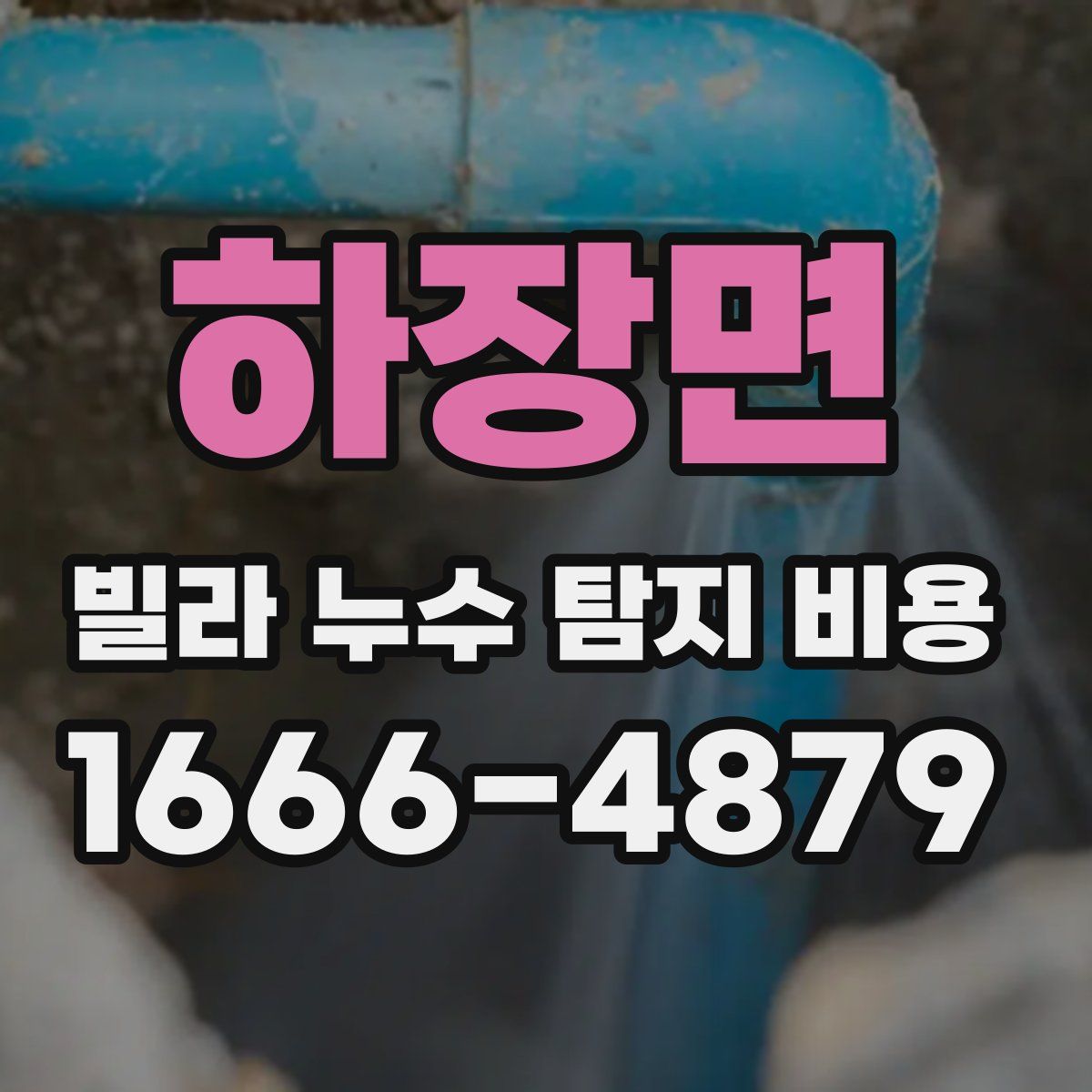 하장면 빌라 누수 탐지 비용
