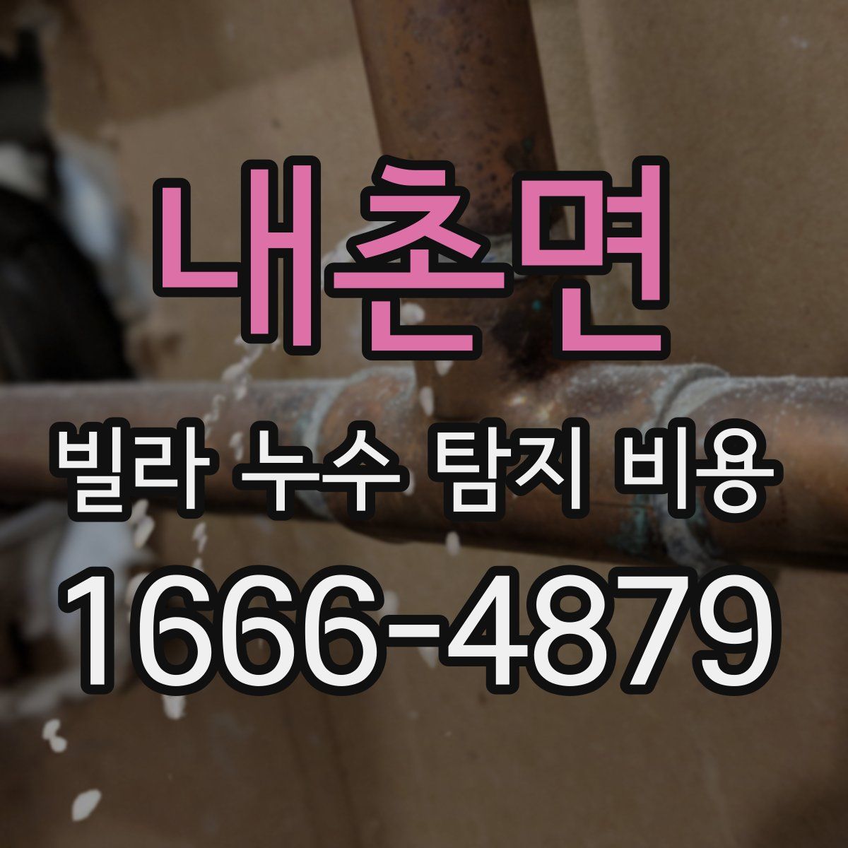내촌면 빌라 누수 탐지 비용