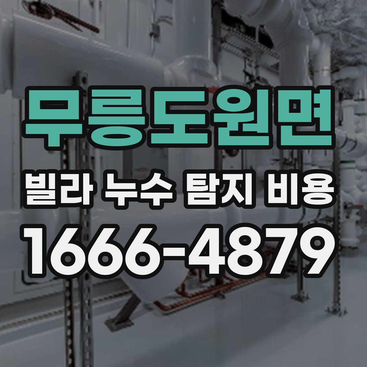 무릉도원면 빌라 누수 탐지 비용