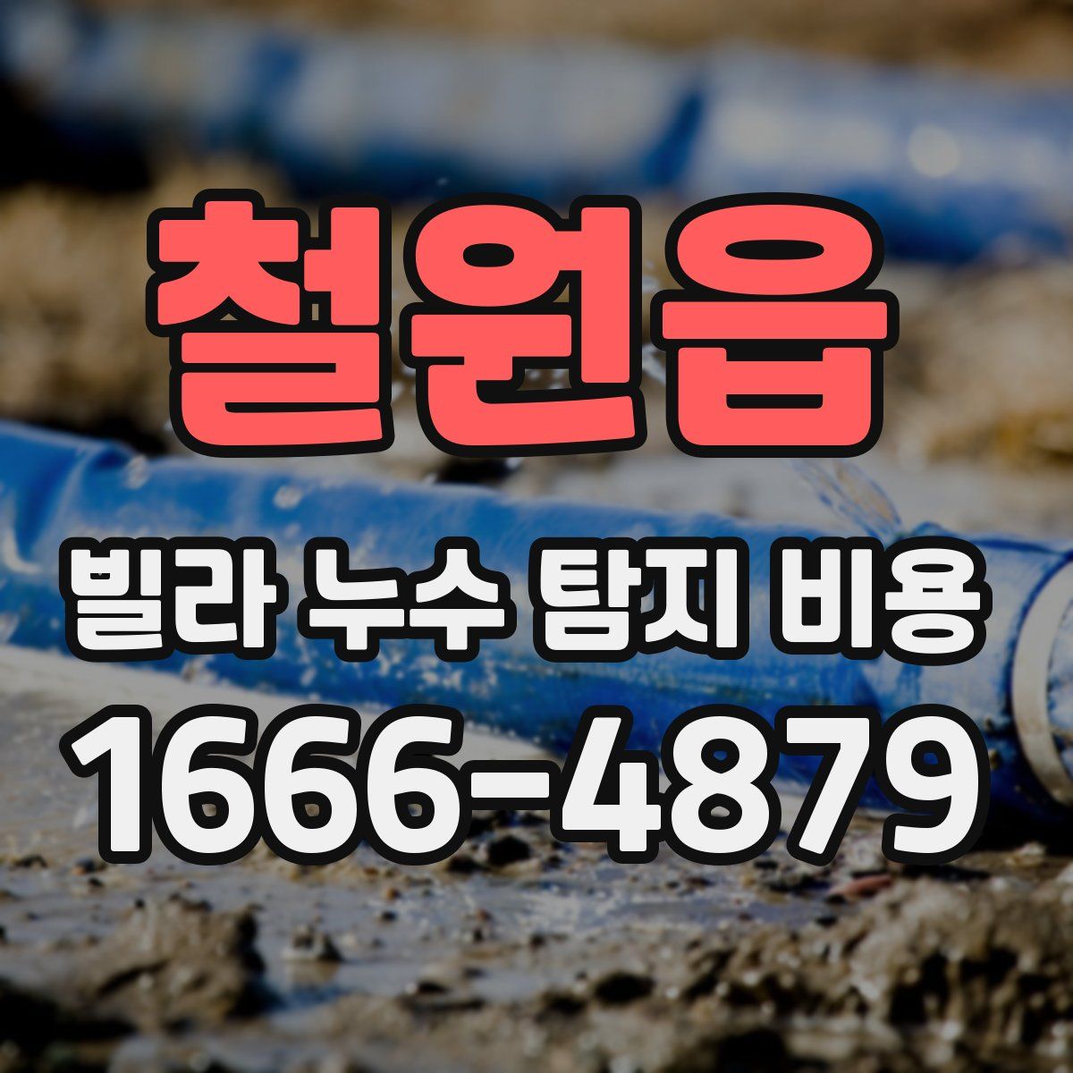 철원읍 빌라 누수 탐지 비용
