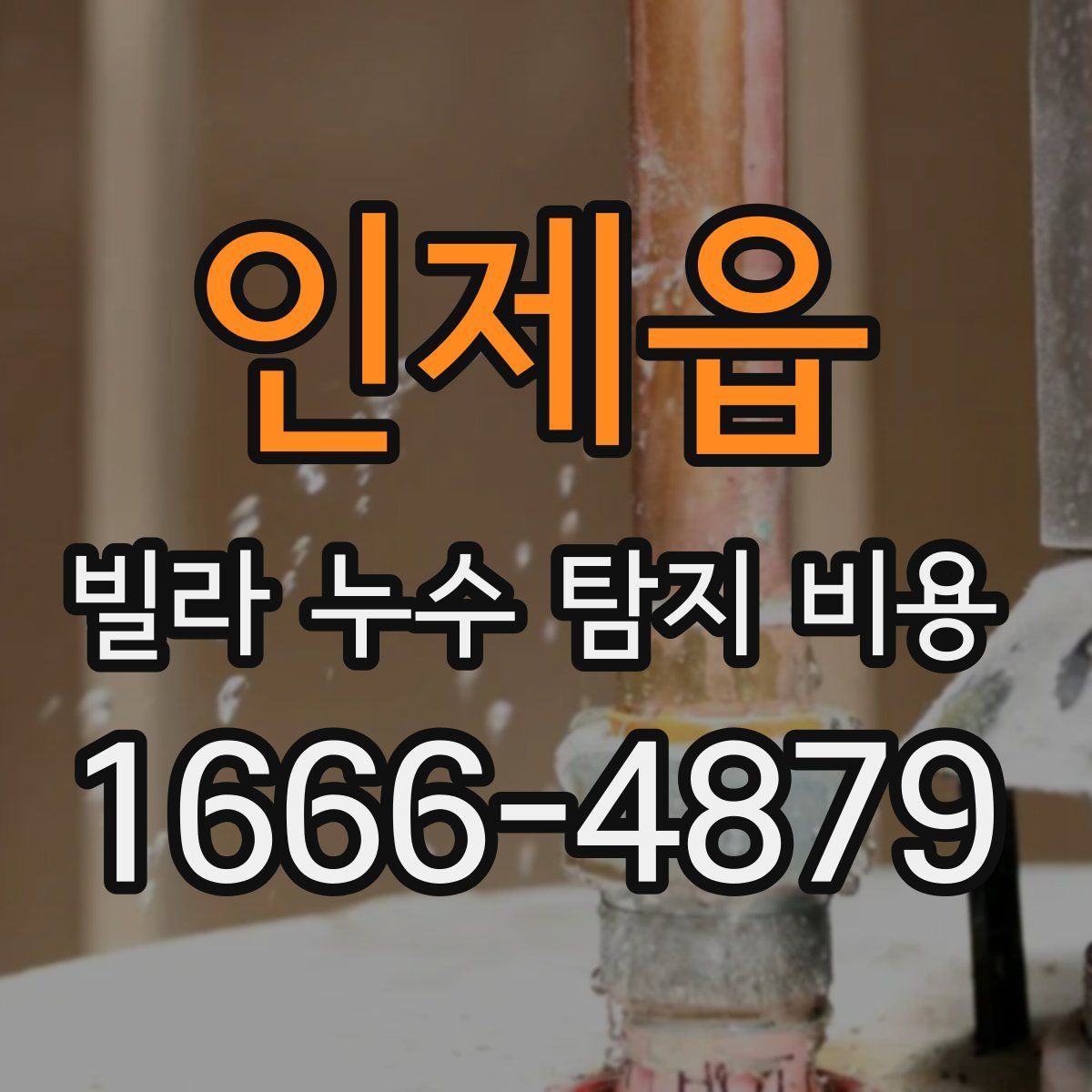인제읍 빌라 누수 탐지 비용