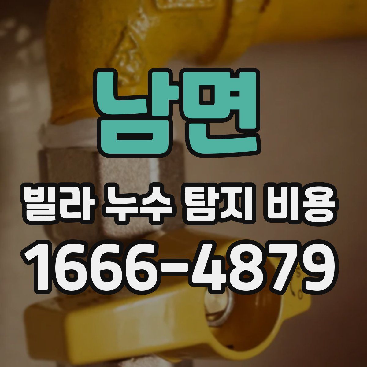 남면 빌라 누수 탐지 비용