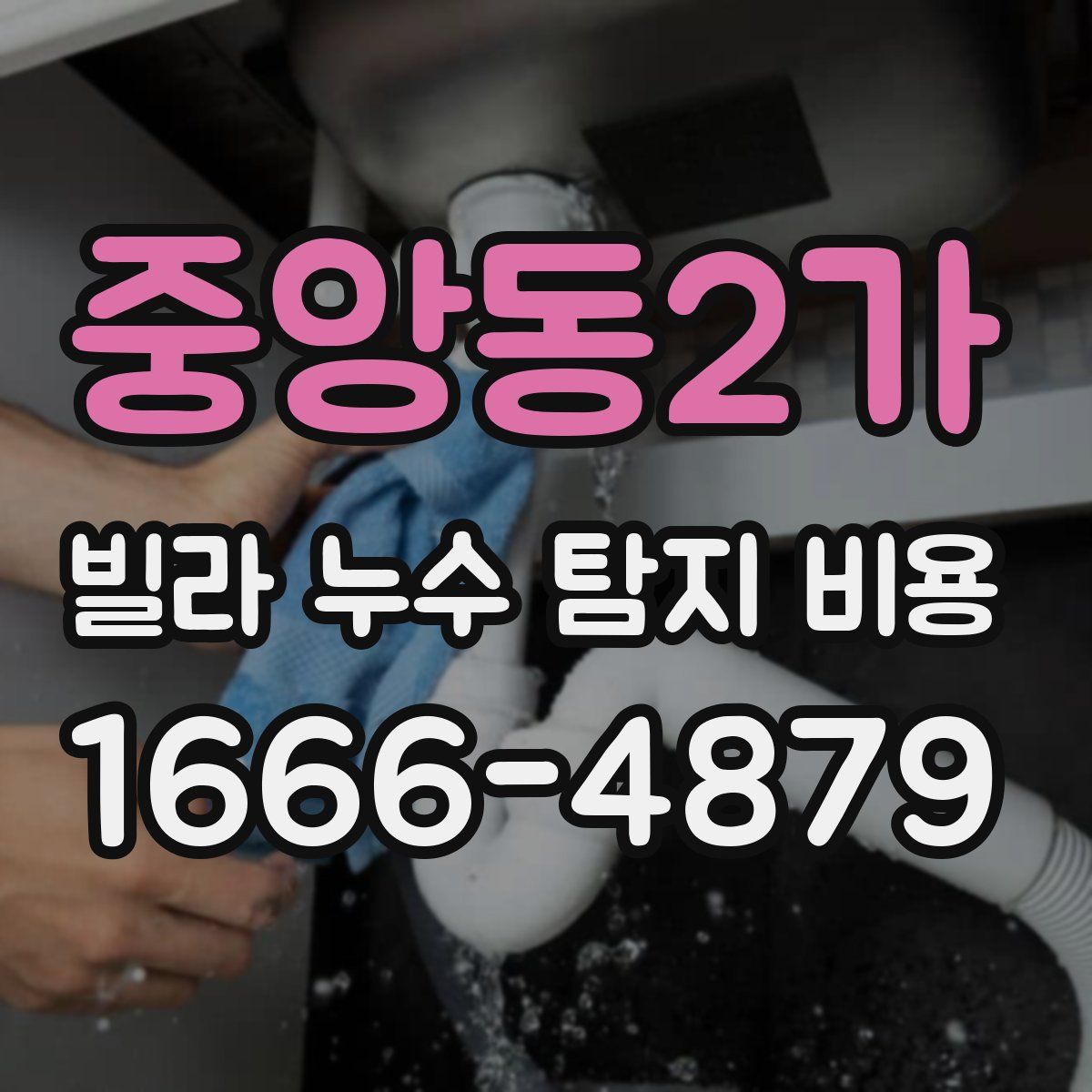 중앙동2가 빌라 누수 탐지 비용