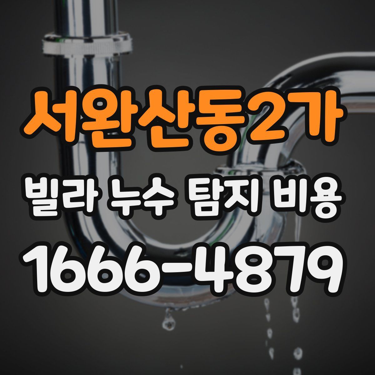 서완산동2가 빌라 누수 탐지 비용