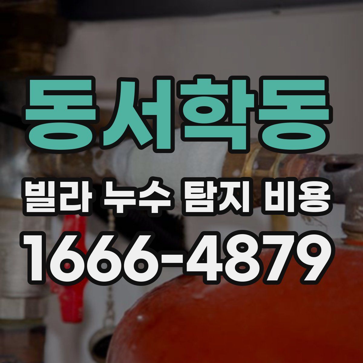 동서학동 빌라 누수 탐지 비용