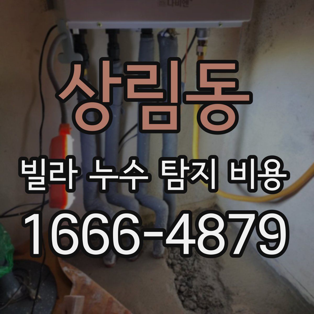 상림동 빌라 누수 탐지 비용