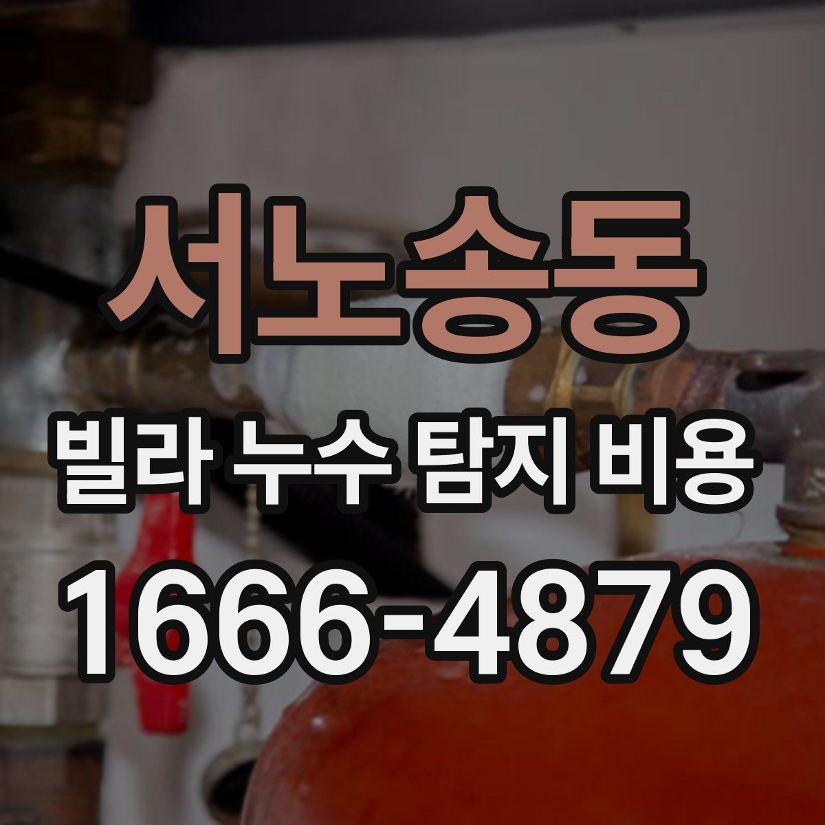 서노송동 빌라 누수 탐지 비용