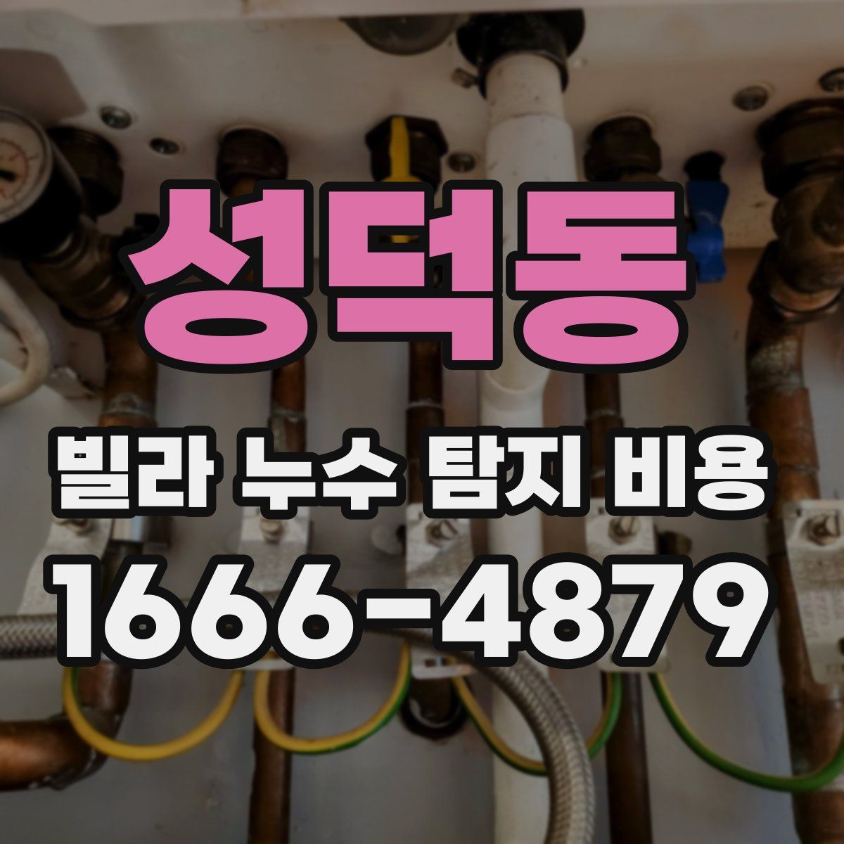 성덕동 빌라 누수 탐지 비용