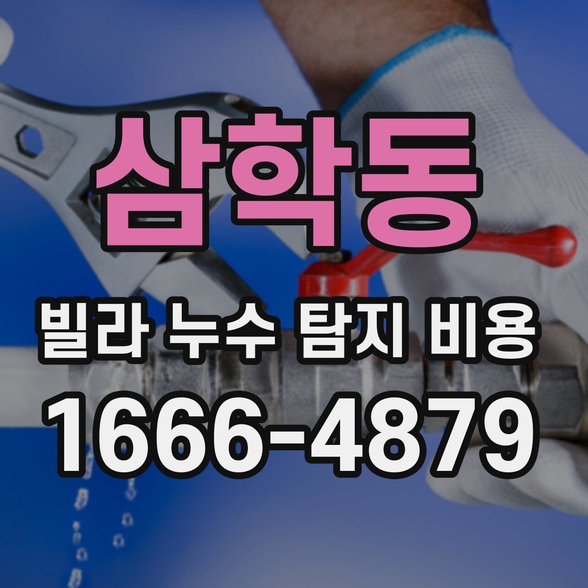 삼학동 빌라 누수 탐지 비용