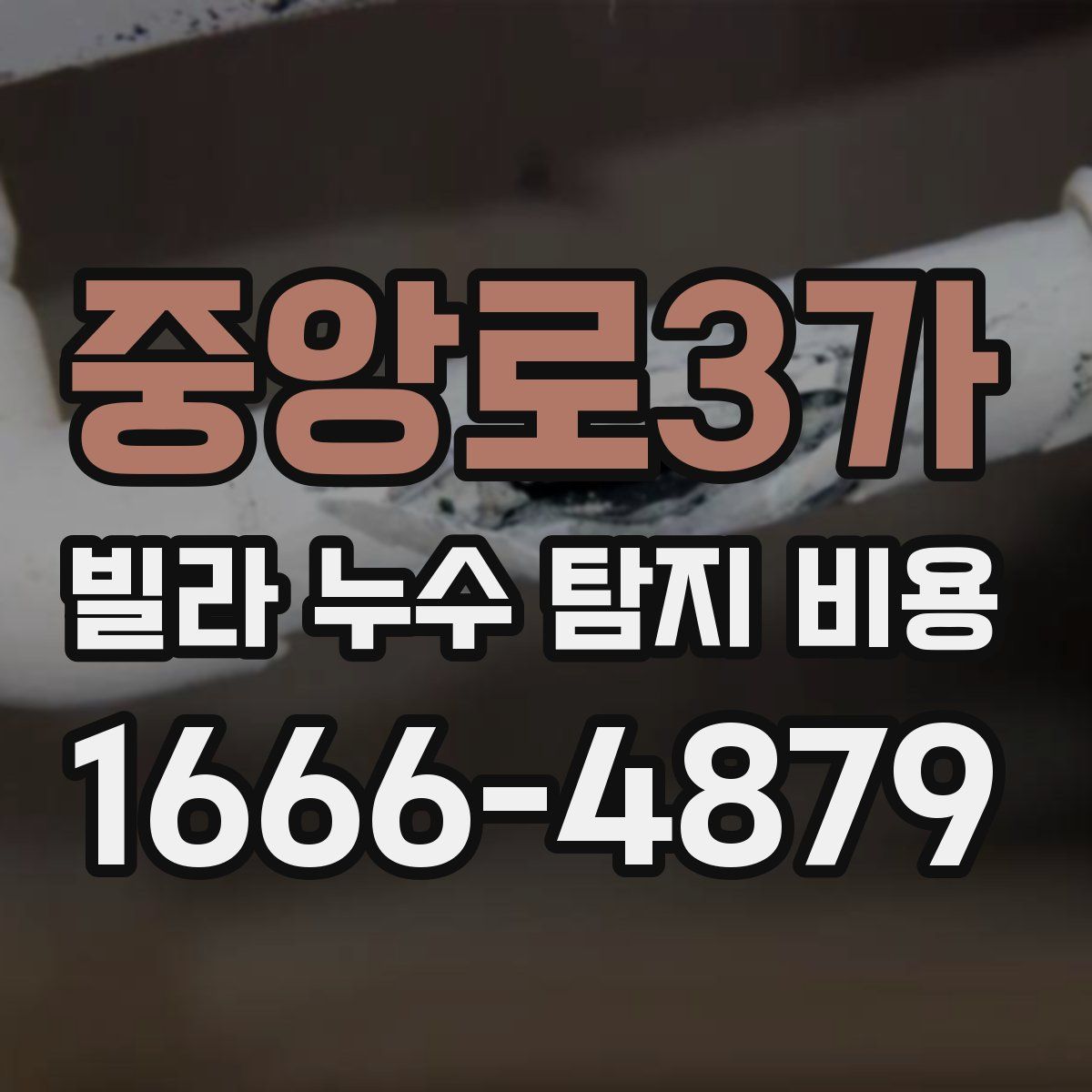 중앙로3가 빌라 누수 탐지 비용